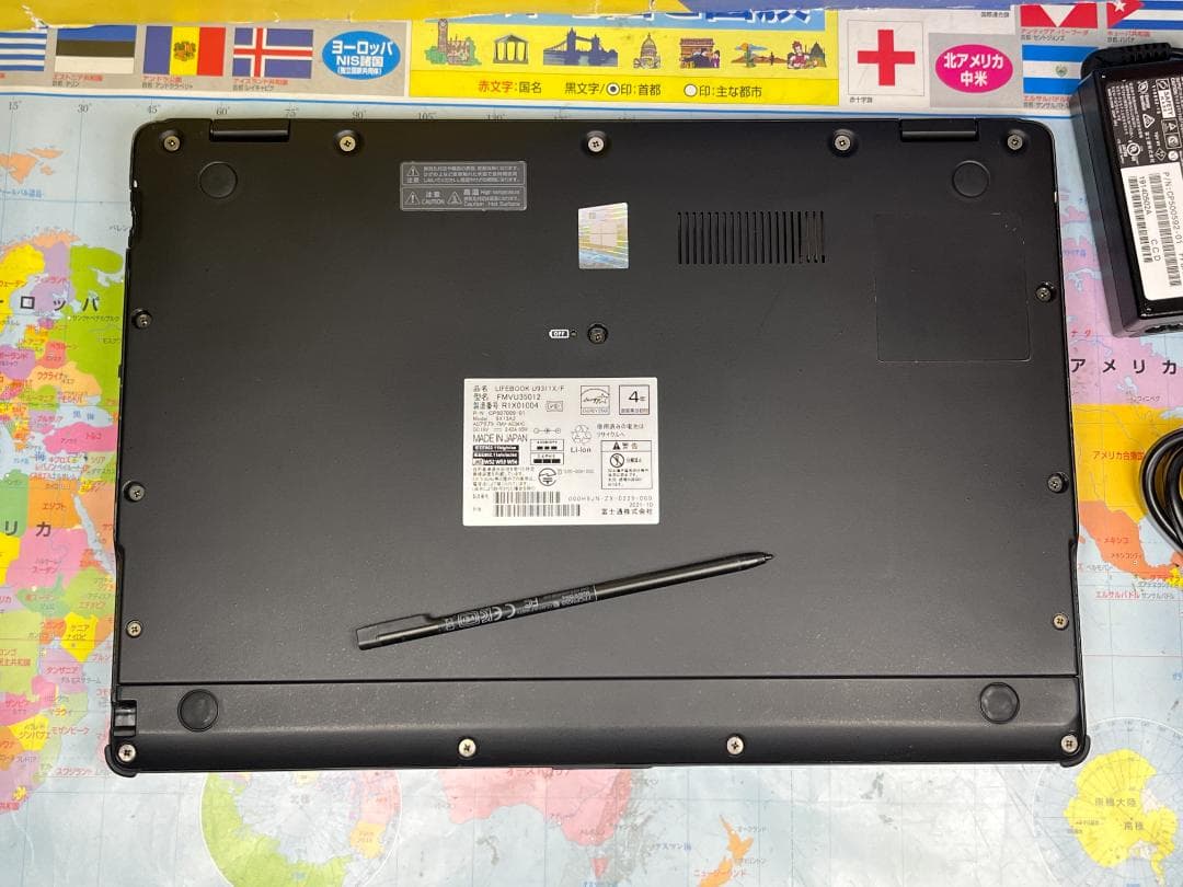 美品 ペン 富士通 U9311X/F 2in1 タッチ 第11世代 ノートPC