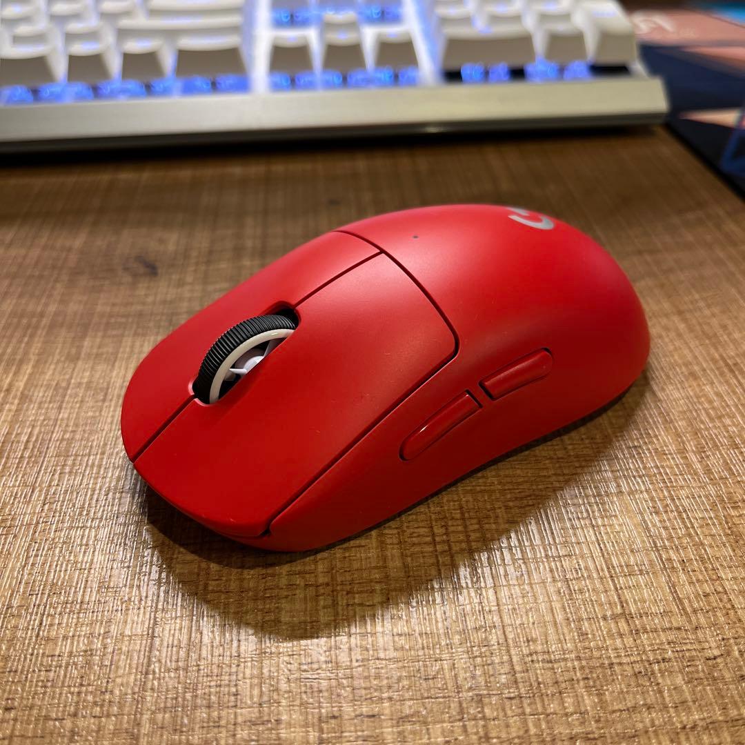 Logicool PRO X SUPERLIGHT レッド