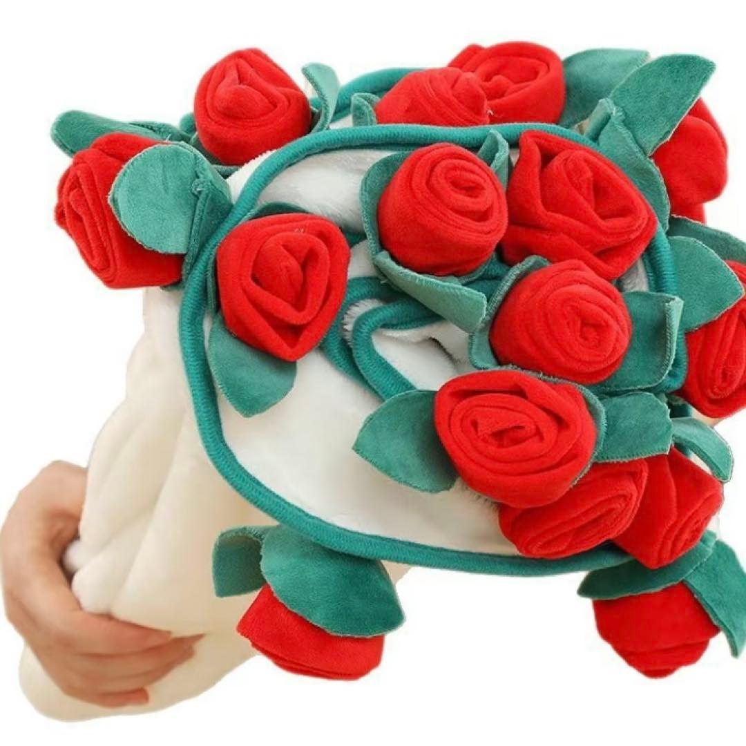 花束ブランケット ブーケブランケット 直径約100cm バラ ひざかけ