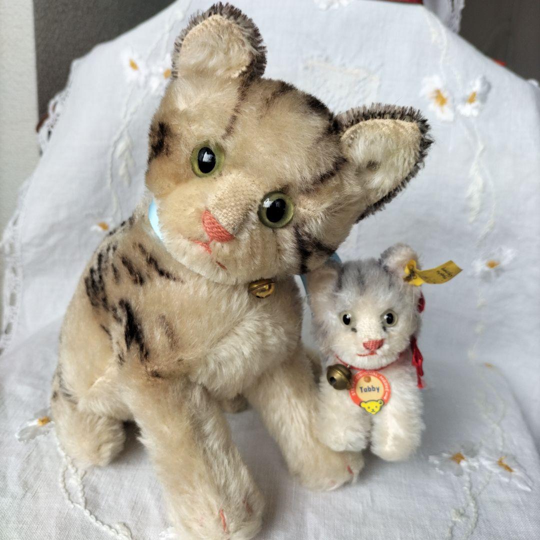 ビンテージ　シュタイフ　Susi　キャット　猫　高さ２０cm 大きめ