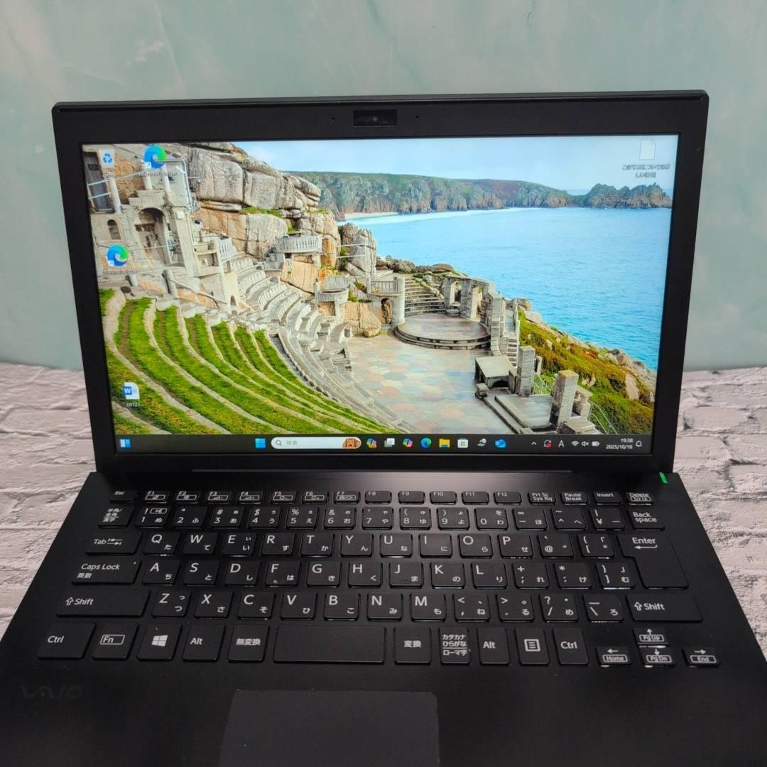 ★さの★ 8世代i5 SSD256GB SONY VAIO 黒 人気