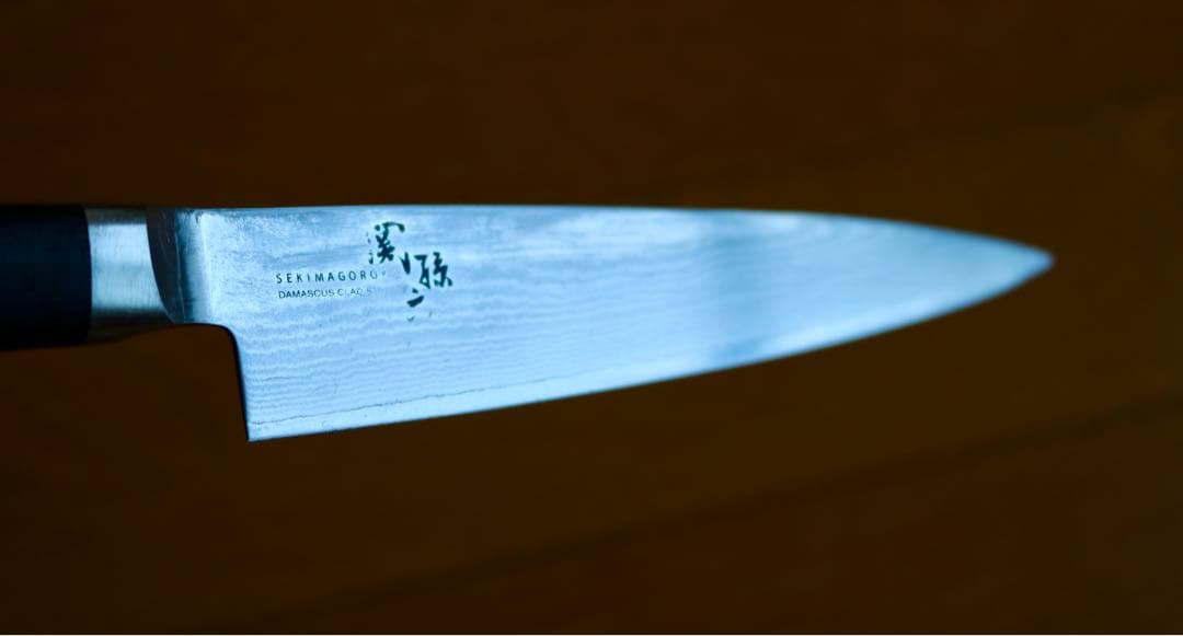 KAI 関孫六 ダマスカス 2本セット｜三徳165mm＋ペティ150mm