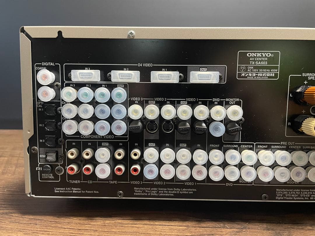 ONKYO TX-SA603アンプ AVセンター