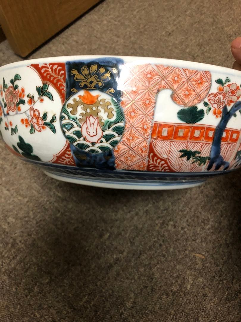 大皿　2客セット　古伊万里　伊万里焼