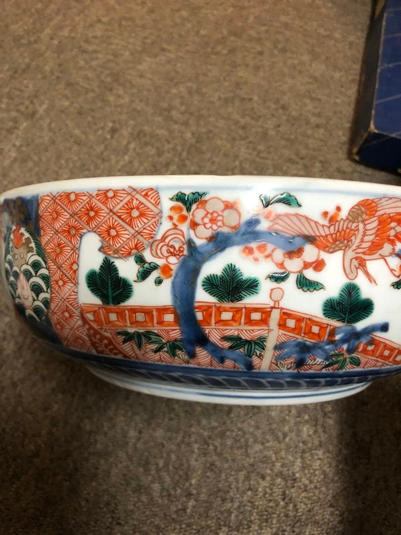 大皿　2客セット　古伊万里　伊万里焼