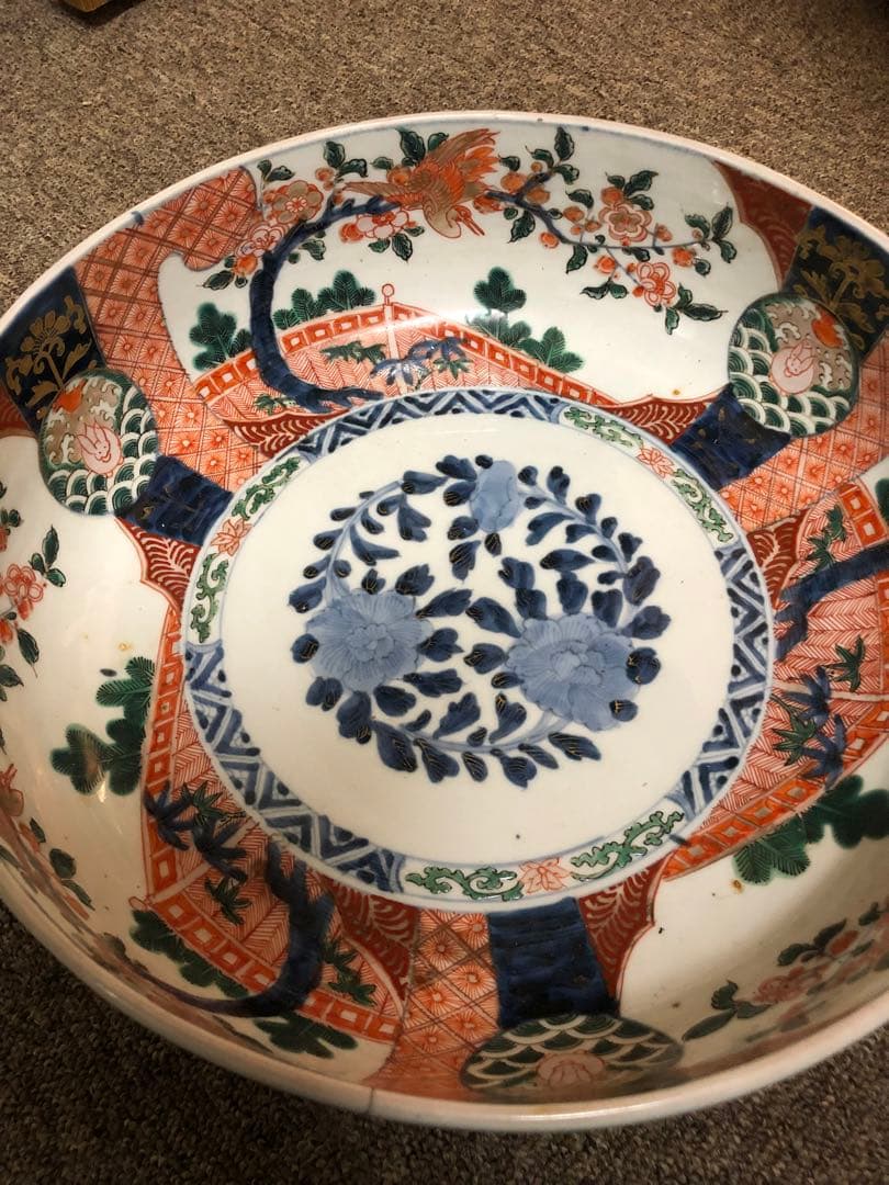 大皿　2客セット　古伊万里　伊万里焼