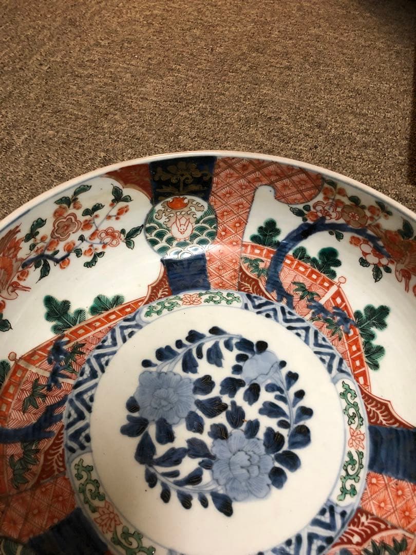 大皿　2客セット　古伊万里　伊万里焼