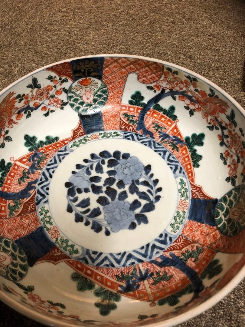 大皿　2客セット　古伊万里　伊万里焼