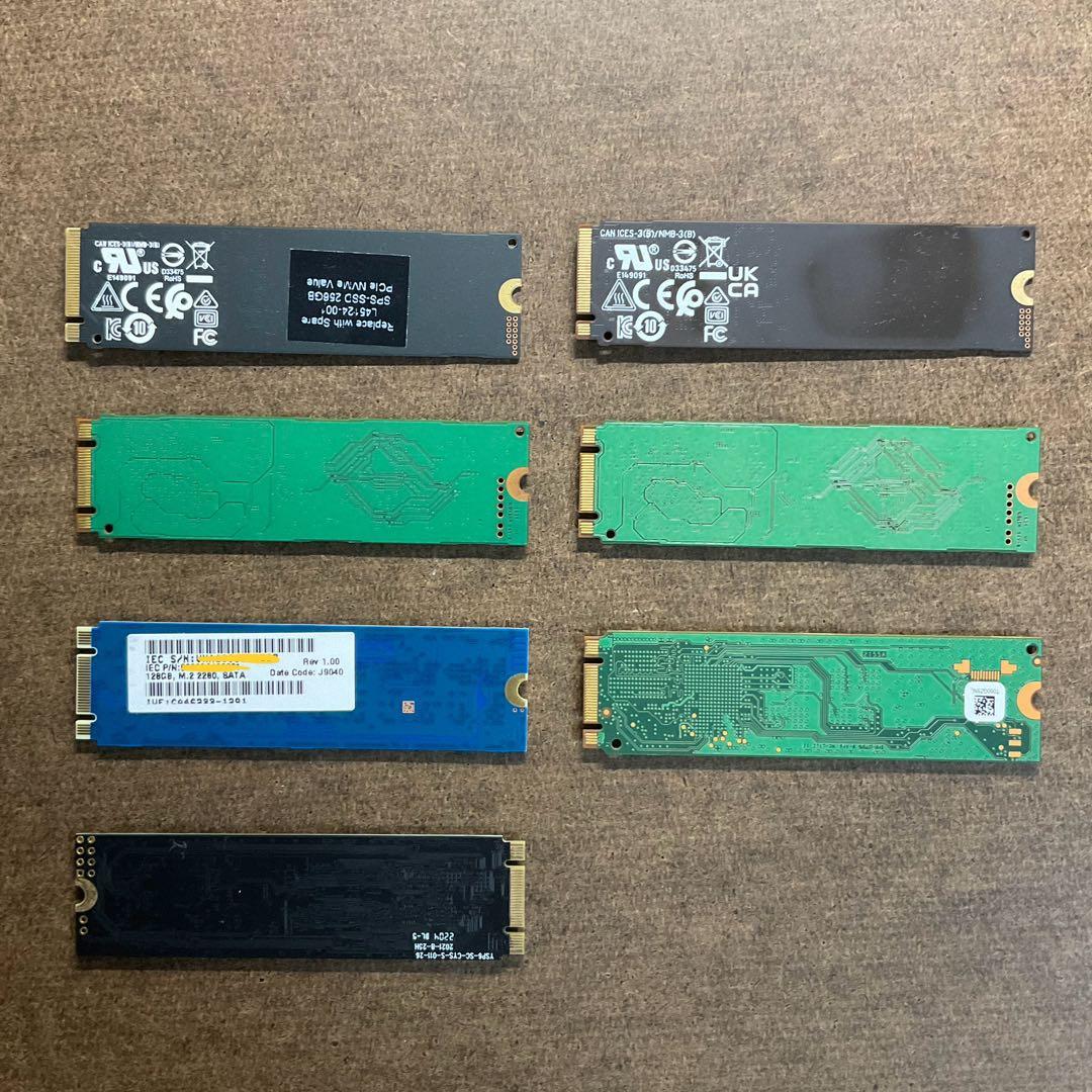 M.2 SSD 7個セット