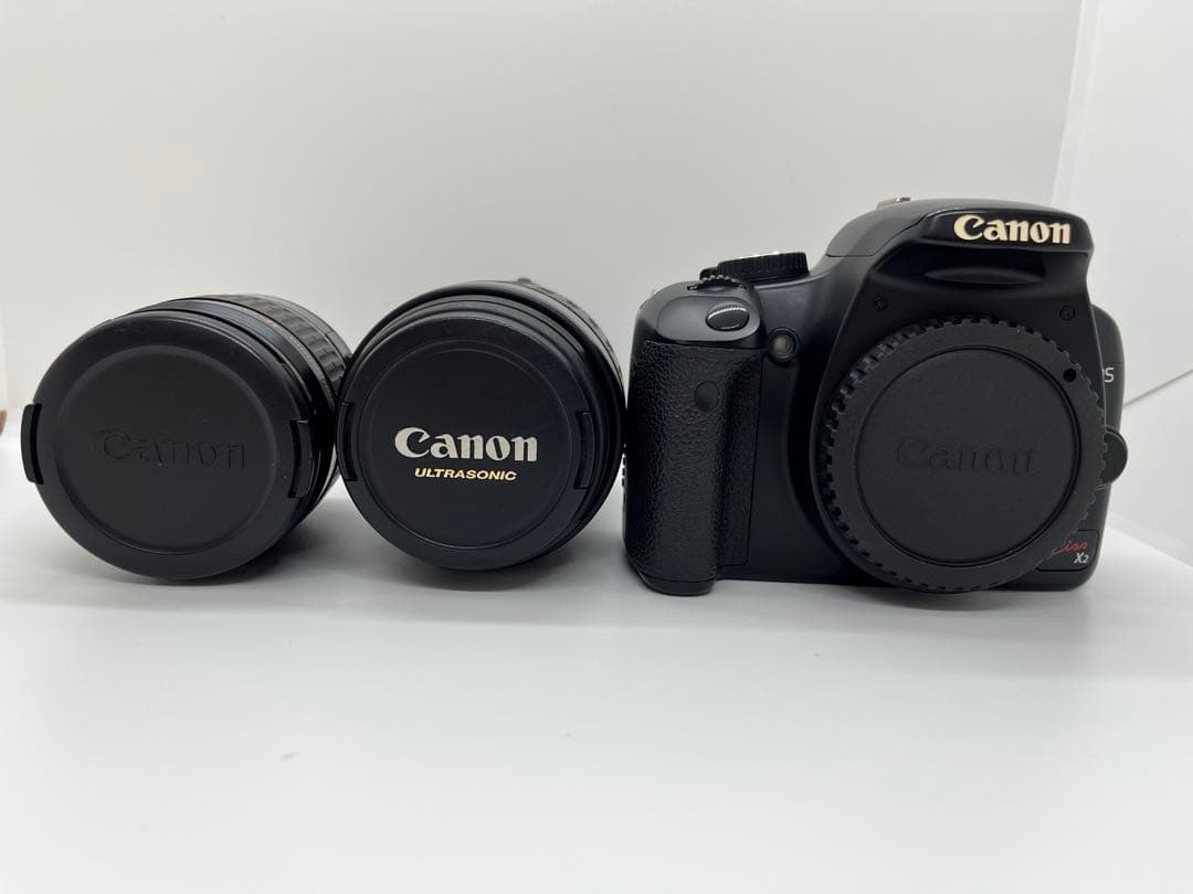 Canon Kiss X2✨一眼レフカメラ✨美品✨初心者✨ダブルレンズ✨