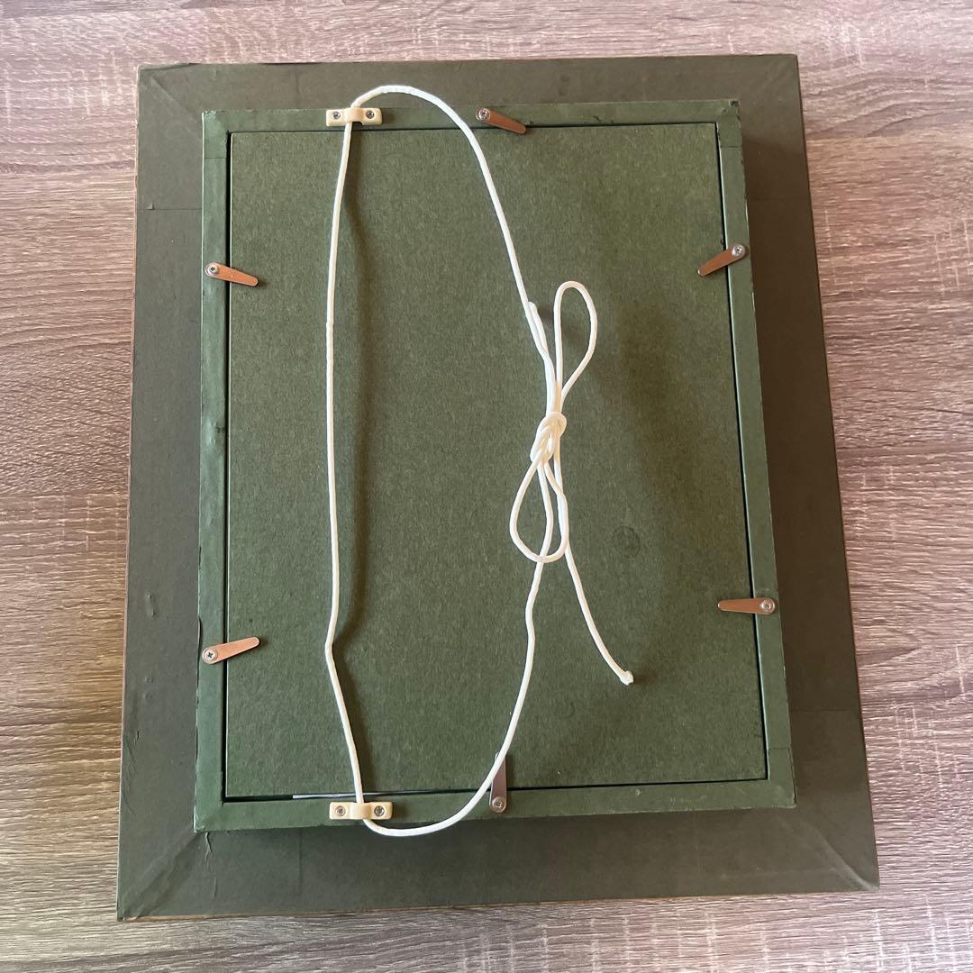 風水/運気上昇/燻銀の様な金色フレーム/ピンク•白•金/抽象画北寝室北玄関/豪華