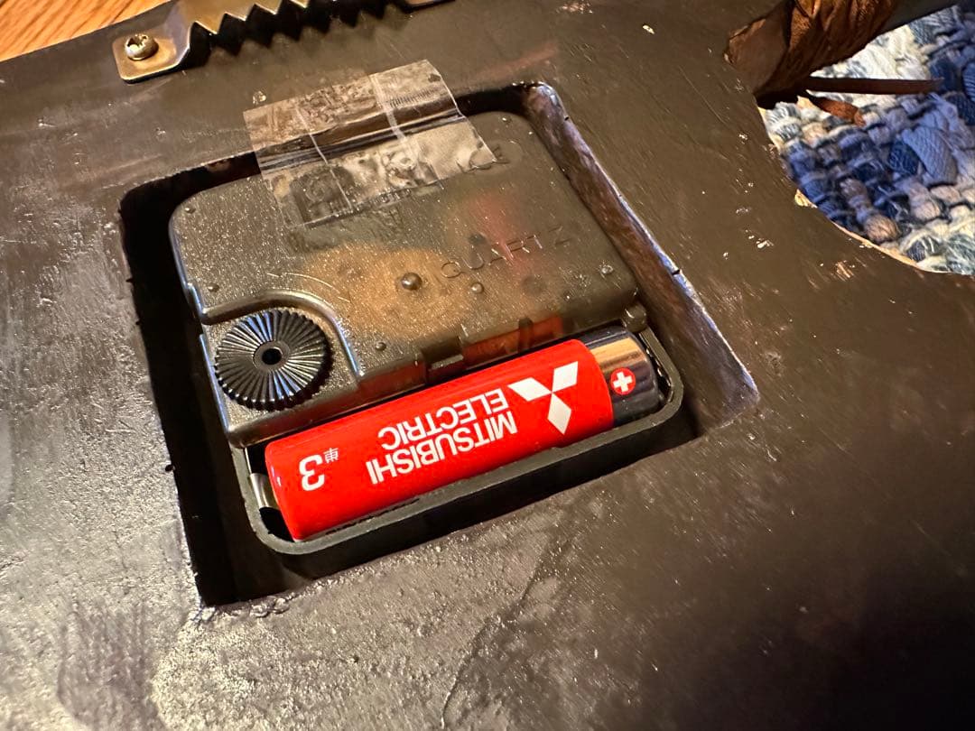 バッファロー壁掛けインテリア柱時計オブジェネイティブアメリカ牛スカルバッファロー