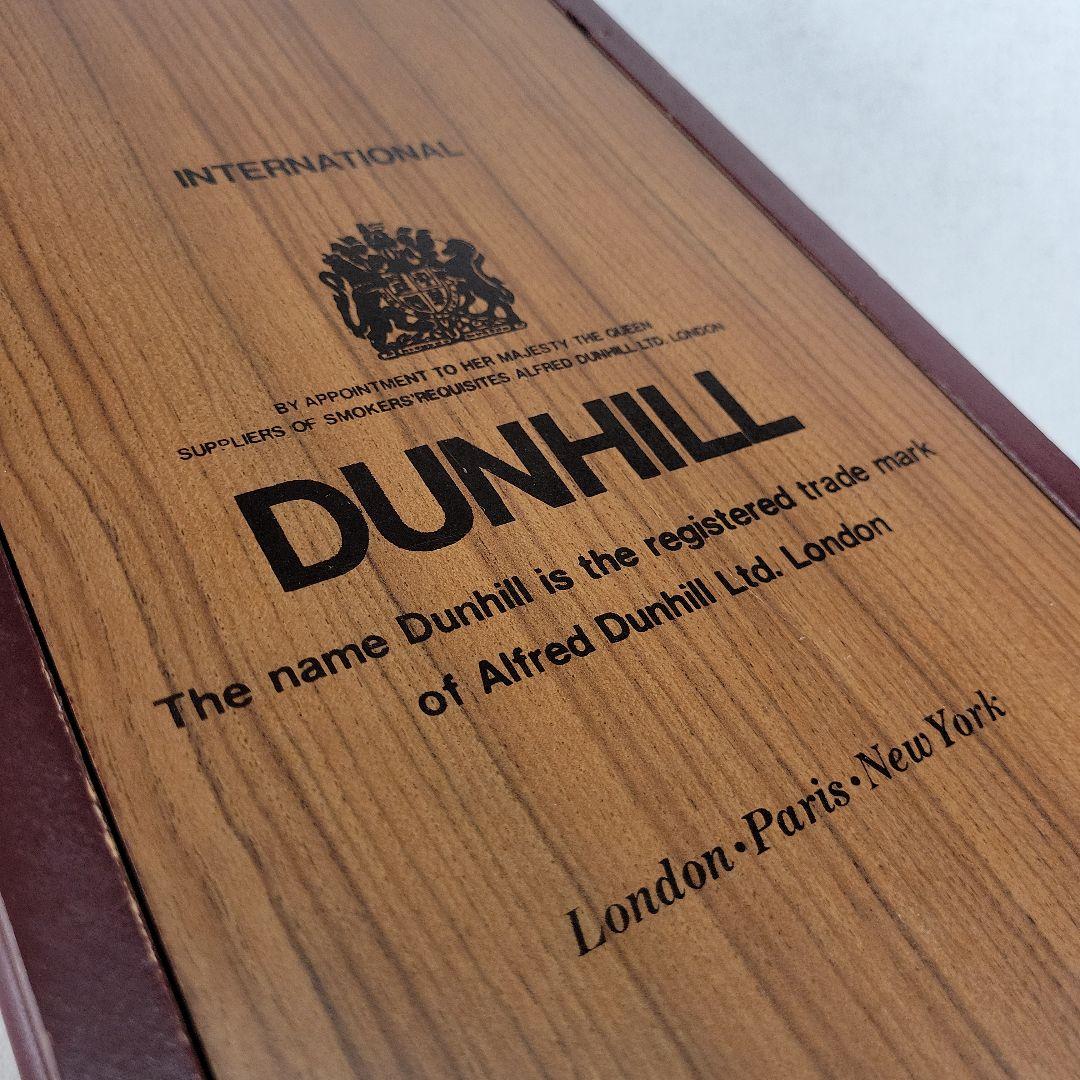 dunhill ダンヒル木箱　木製　小物入れ　メイクボックス　アンティーク　希少