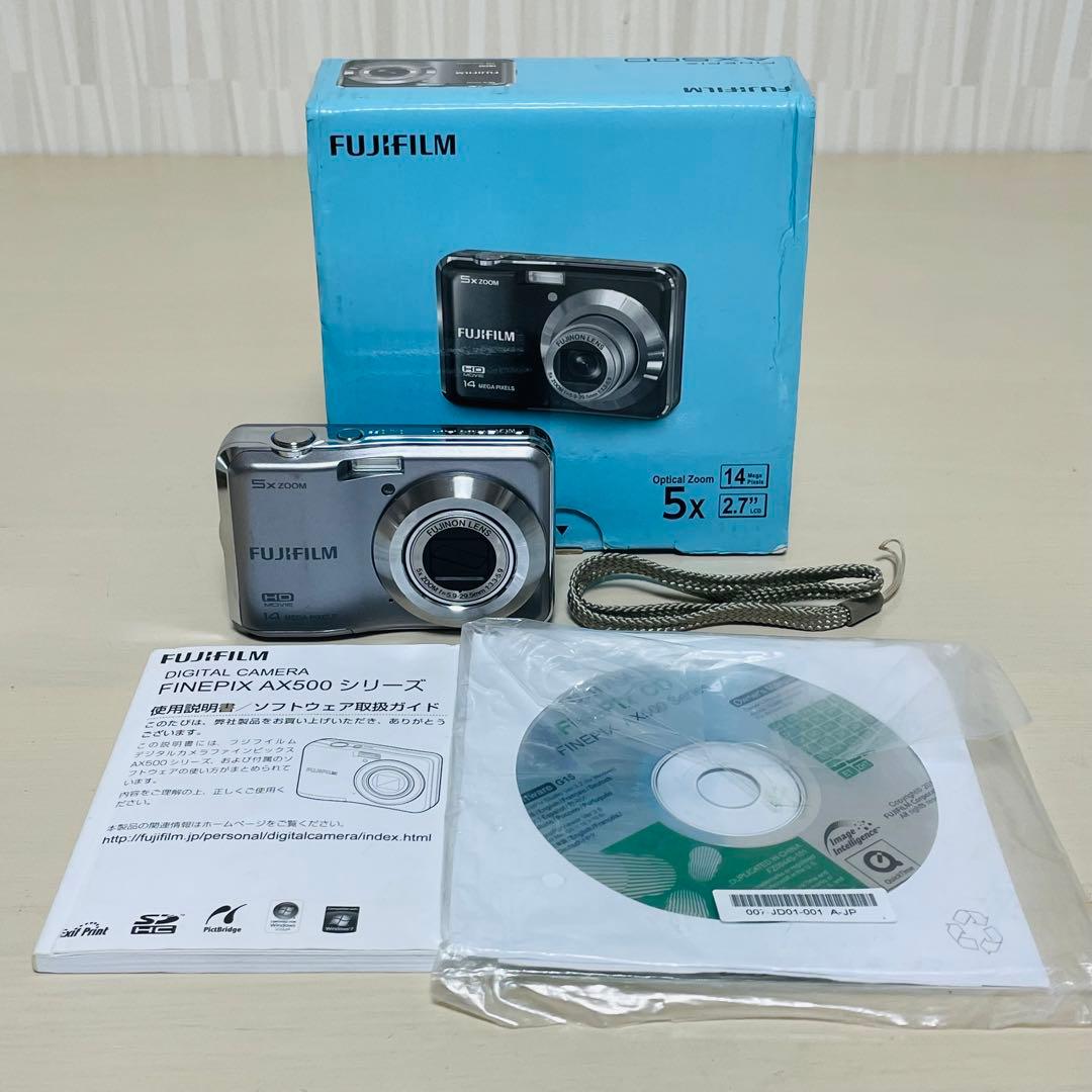 FUJIFILM FINEPIX AX500 コンパクトデジタルカメラ シルバー