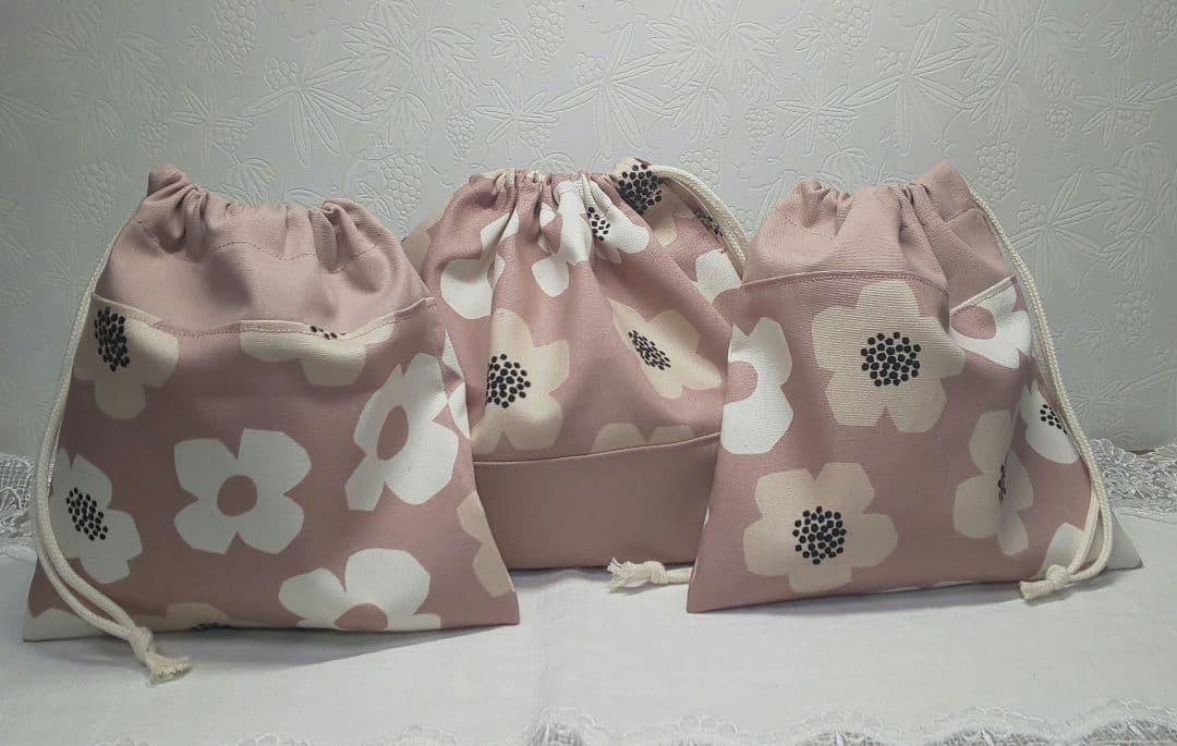 mama 花柄 ハンドメイド 入園入学7点セット 入園入学セット