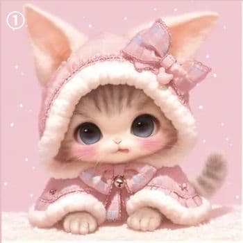 ハンドメイド　オーダー受付ページ　♡ねこちゃん　 パネル♡　③