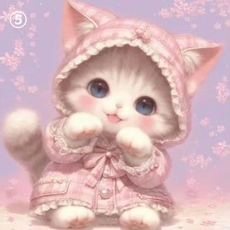 ハンドメイド　オーダー受付ページ　♡ねこちゃん　 パネル♡　③