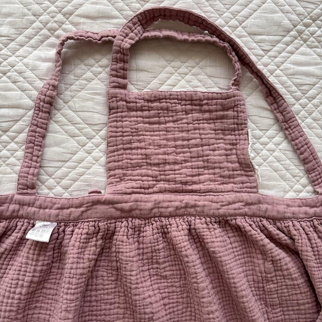 パセリ コットンガーゼエプロン 辻希美 エプロン ピンク エプロン