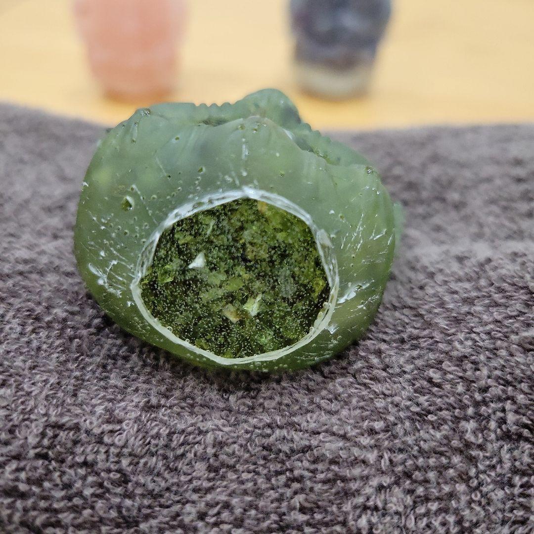 天然石と樹脂のガネーシャの置物 3体セット