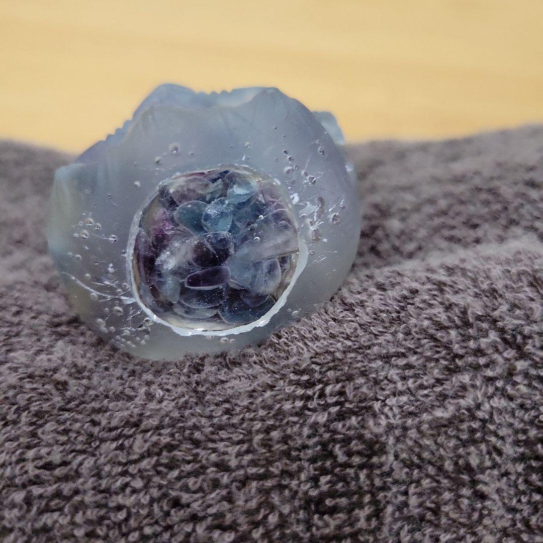 天然石と樹脂のガネーシャの置物 3体セット