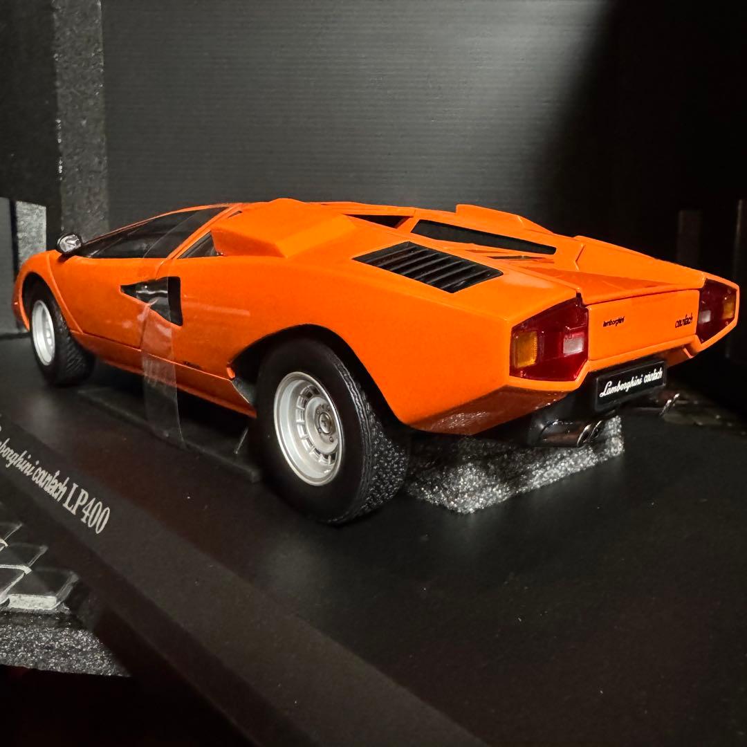 絶版未展示品 京商 1/18 ランボルギーニ カウンタック LP400 オレンジ