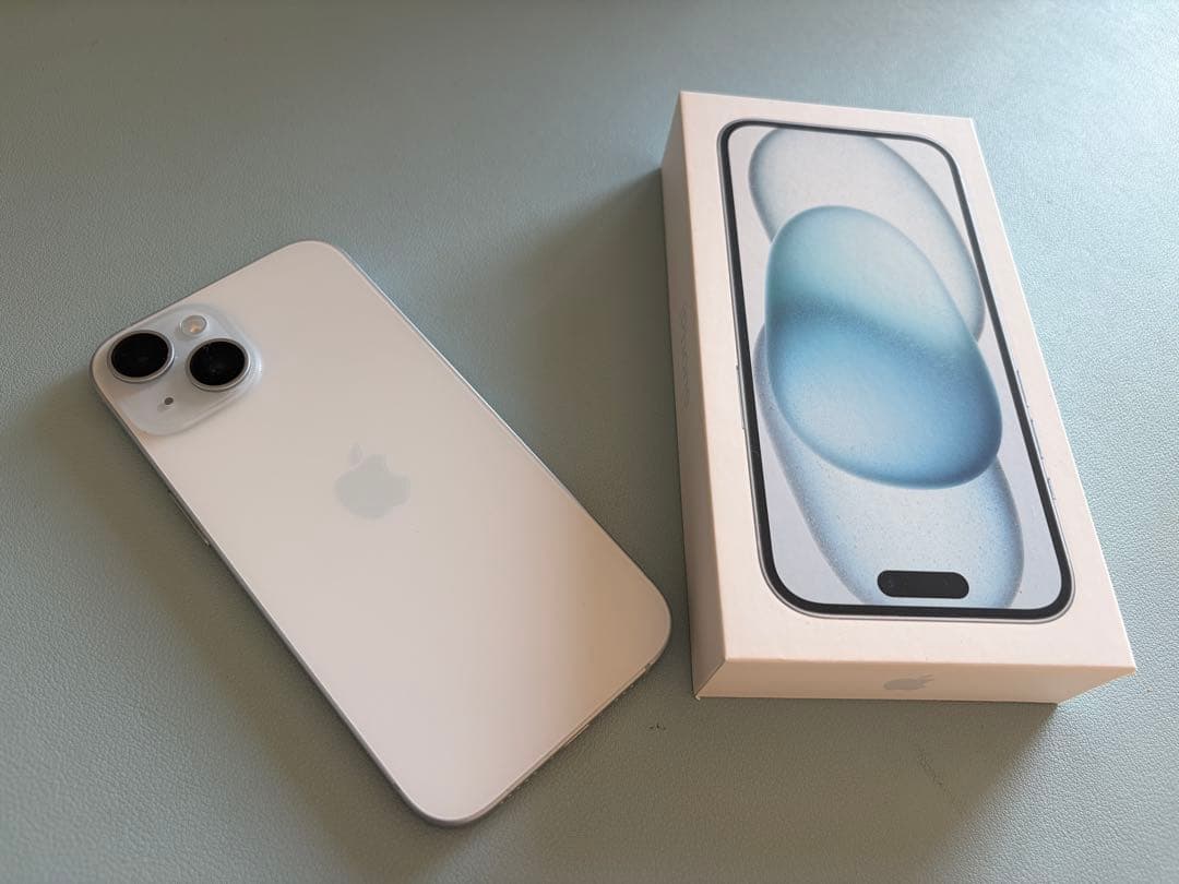 Apple iPhone 15 256GB 83%ブルー 本体+外箱