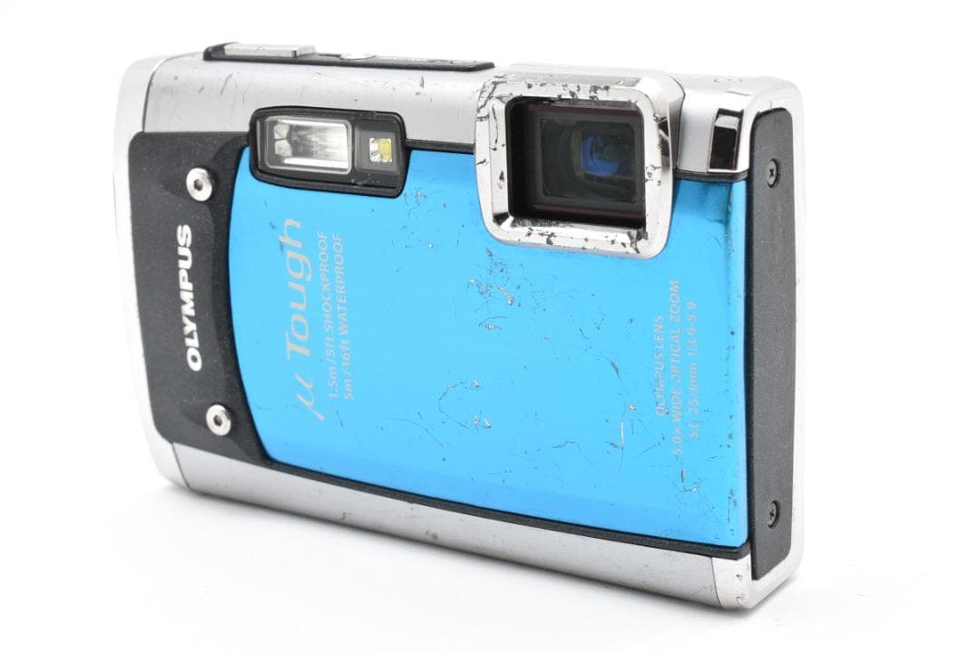 オリンパス　OLYMPUS μ TOUGH-6020 【防水・ブルー】