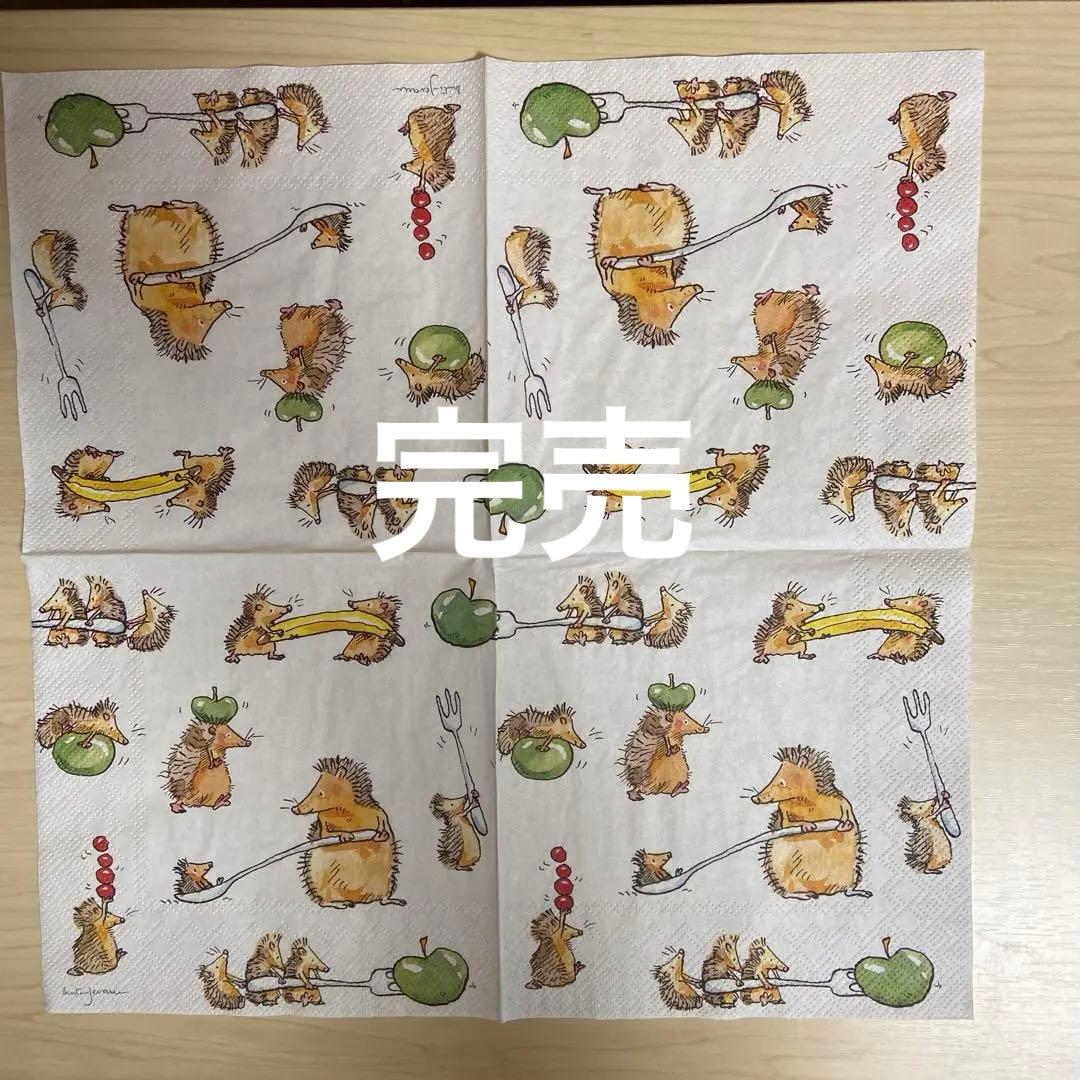 アニタ　ペーパーナプキン ランチ カクテル ポケット 各サイズ表記 ご確認下さい