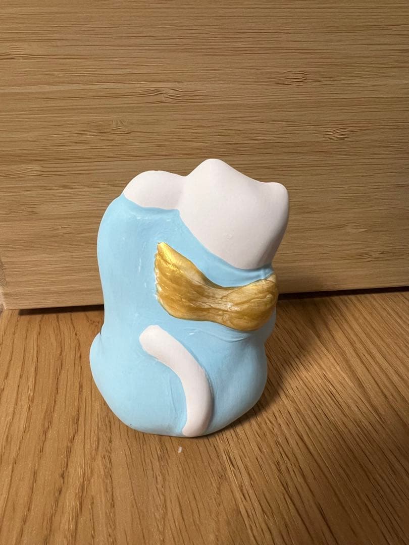 輪葉葉 招き猫 天使