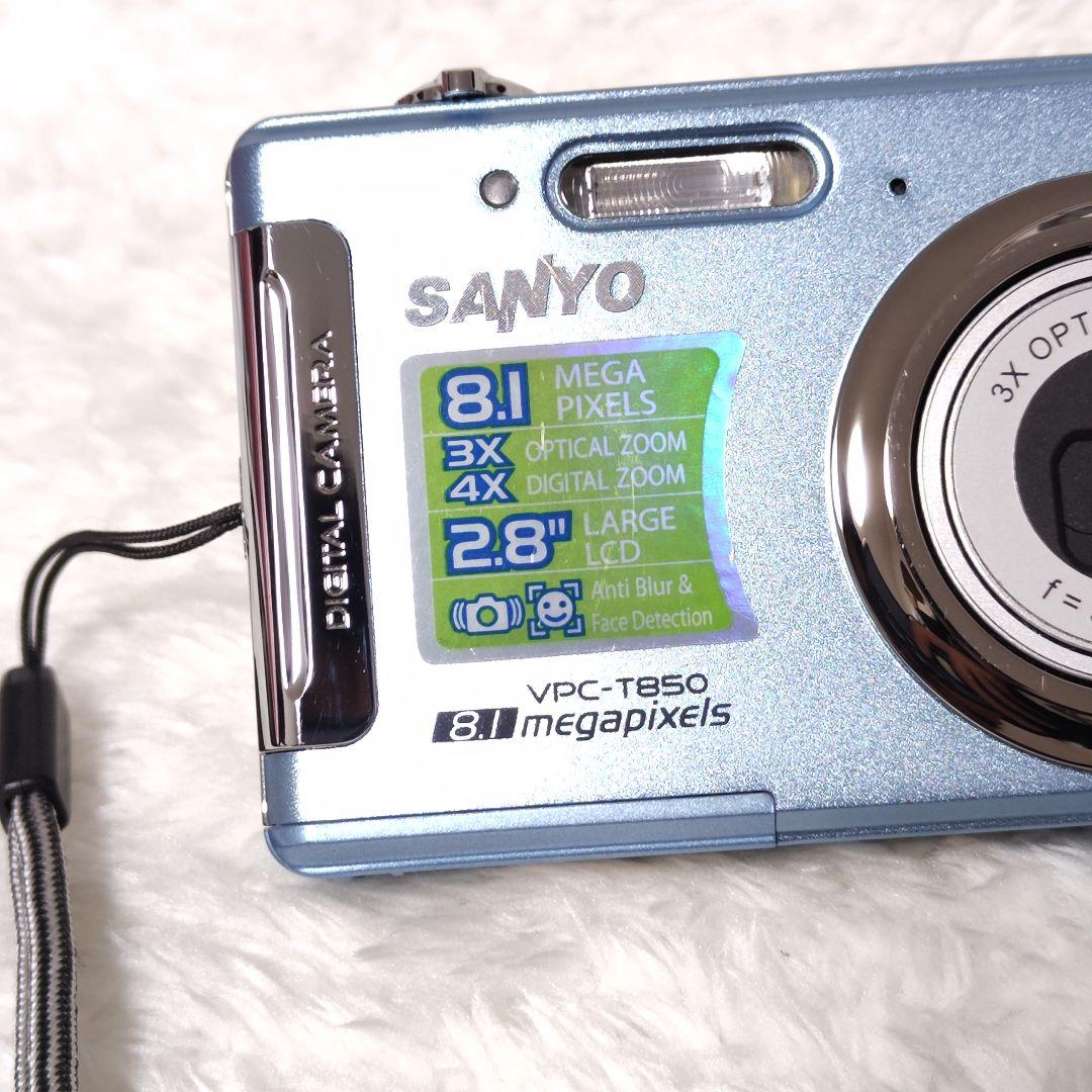 美品✨ SANYO VPC-T850 ブルー バッテリー 充電器 動作良好
