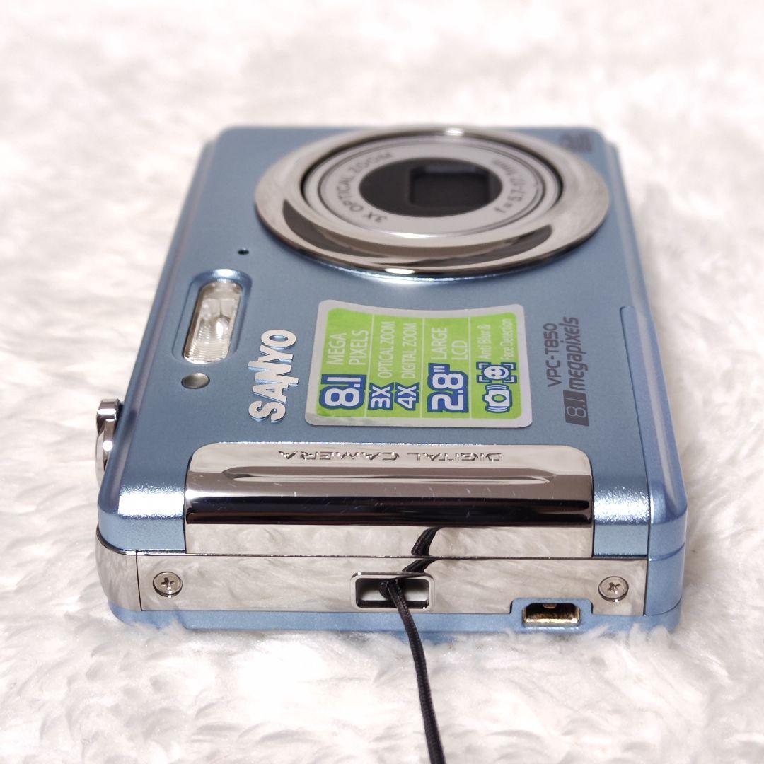 美品✨ SANYO VPC-T850 ブルー バッテリー 充電器 動作良好