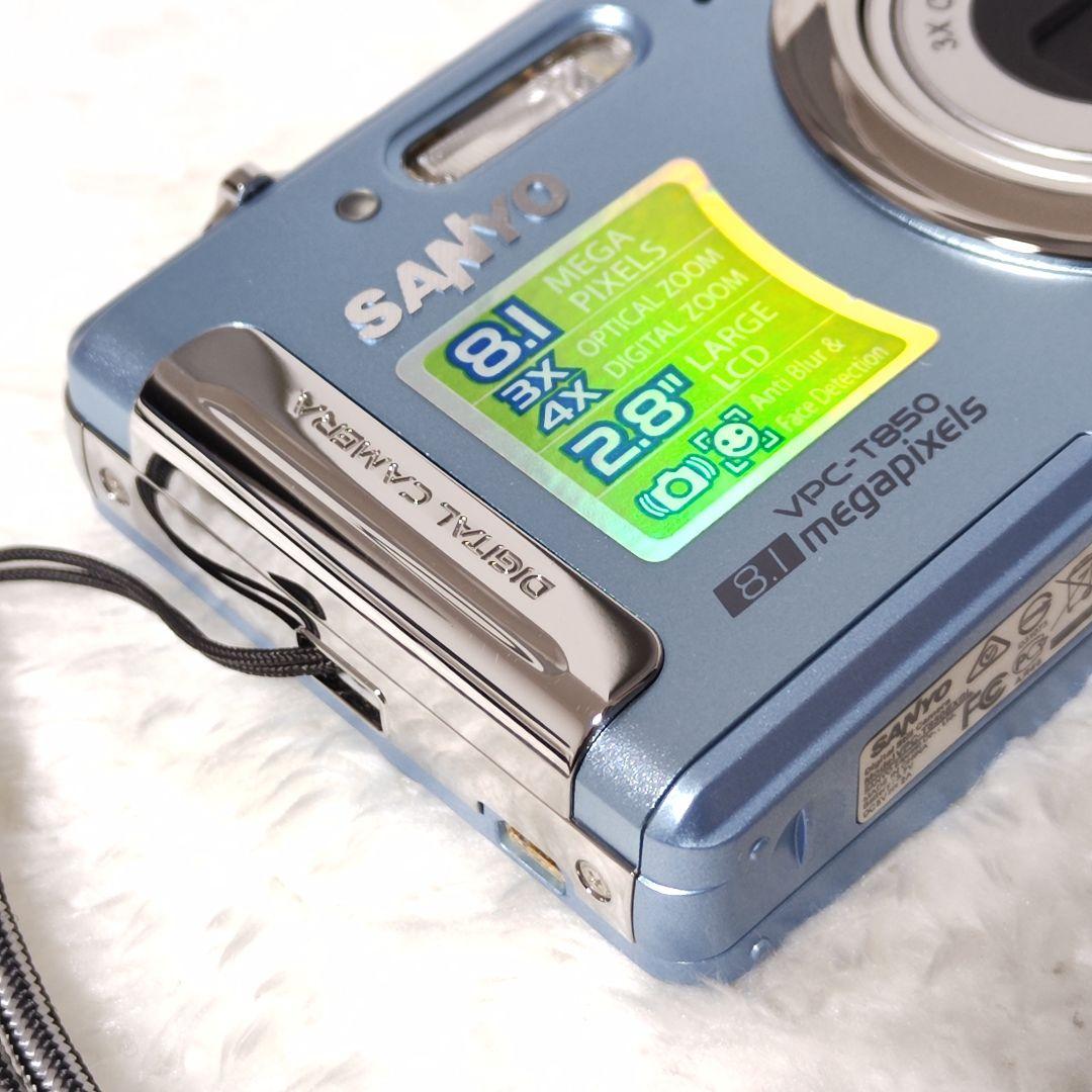 美品✨ SANYO VPC-T850 ブルー バッテリー 充電器 動作良好