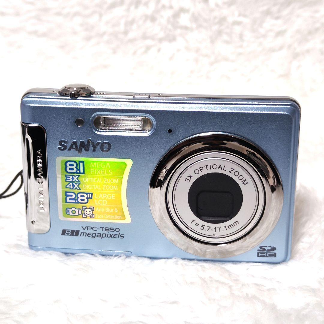 美品✨ SANYO VPC-T850 ブルー バッテリー 充電器 動作良好