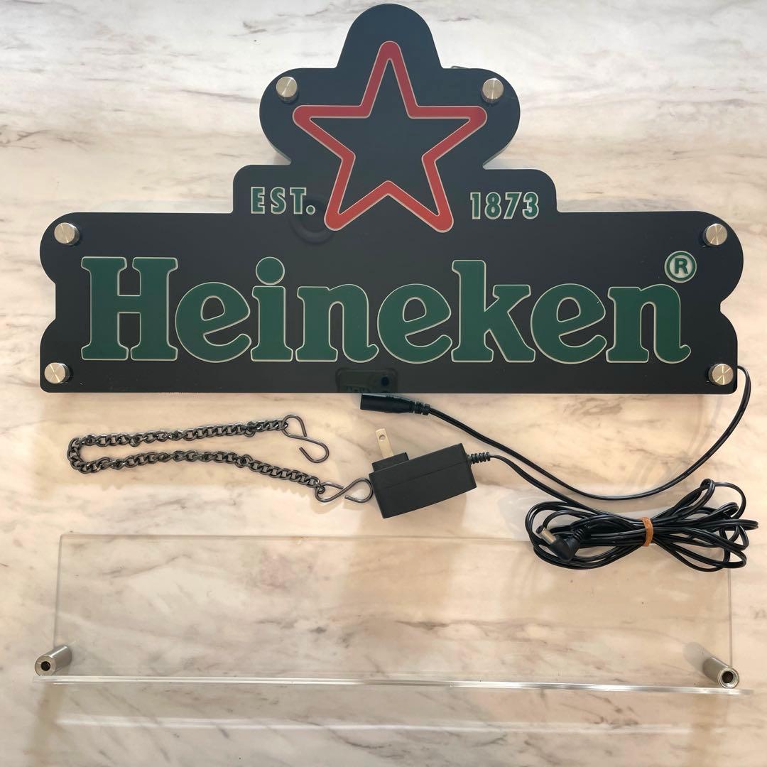 Heineken ハイネケン　LEDライト　照明　ネオンサイン　電飾　ビール
