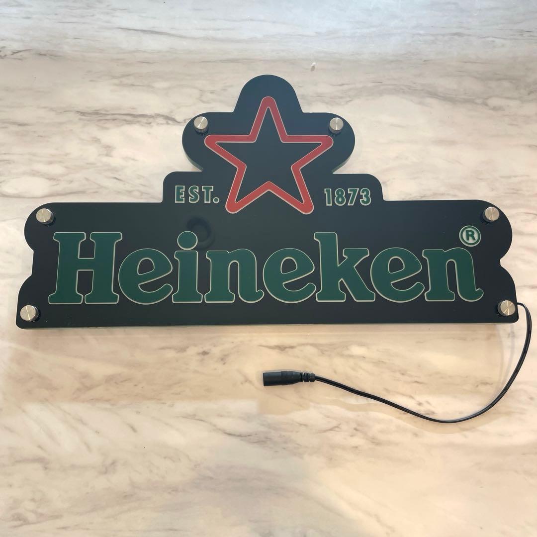 Heineken ハイネケン　LEDライト　照明　ネオンサイン　電飾　ビール