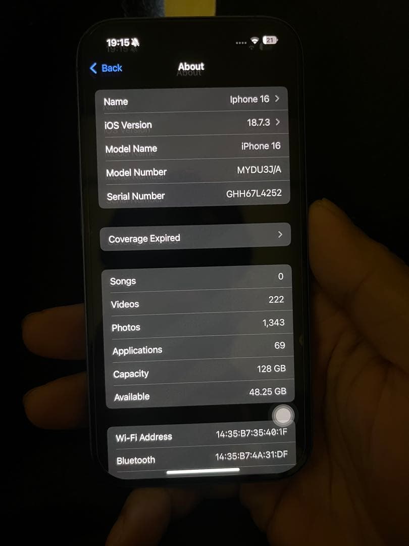 Apple iPhone 16 本体 128gb