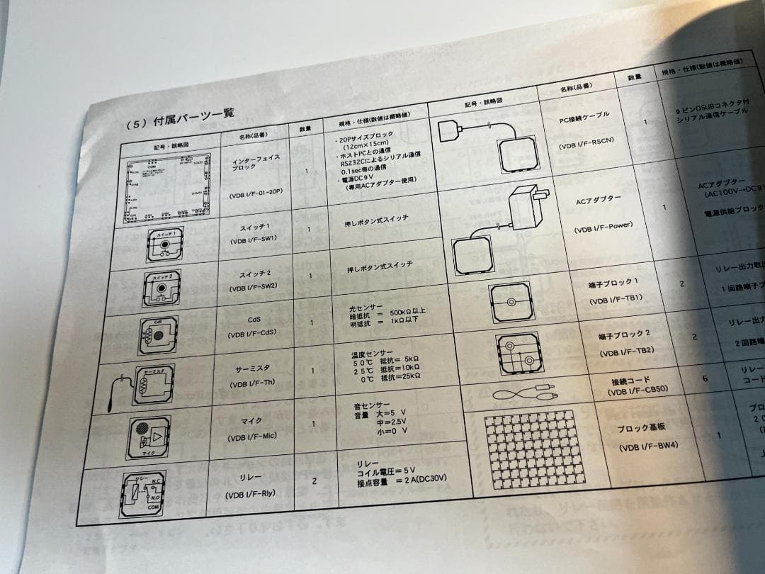 【激レア】バーチャル電子ブロック　外部インターフェス　VDB I/F-01