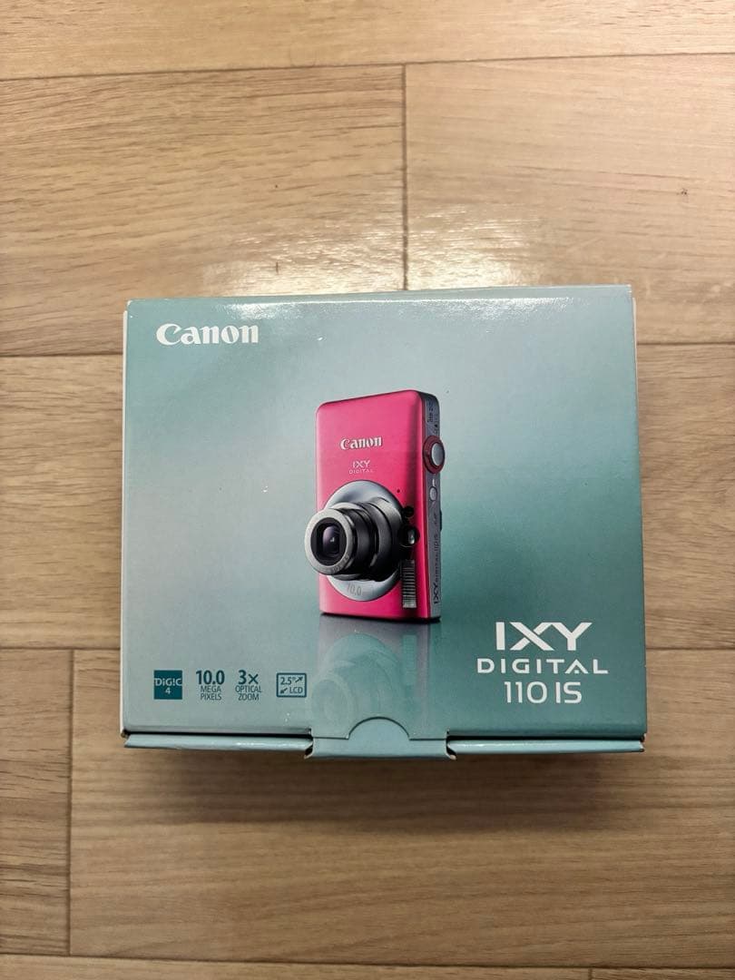 Canon IXY DIGITAL 110 IS ピンク レンズ不良 付属品あり