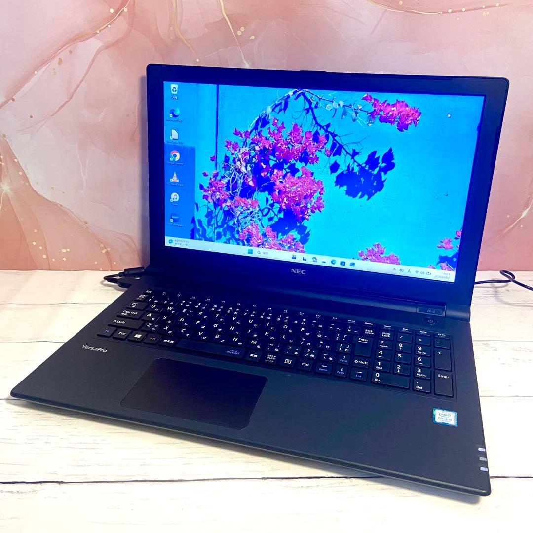 Windows11✨NEC✨ノートパソコン 15.6型 カメラ　office付き