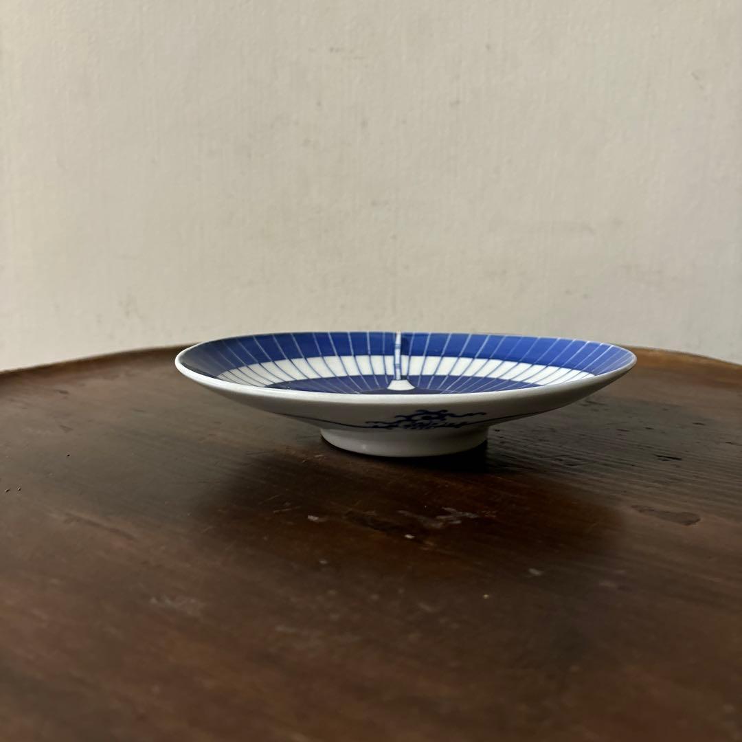 古伊万里　傘図　中皿　幕末明治　骨董　アンティーク　検:秦秀雄　白洲正子　李朝