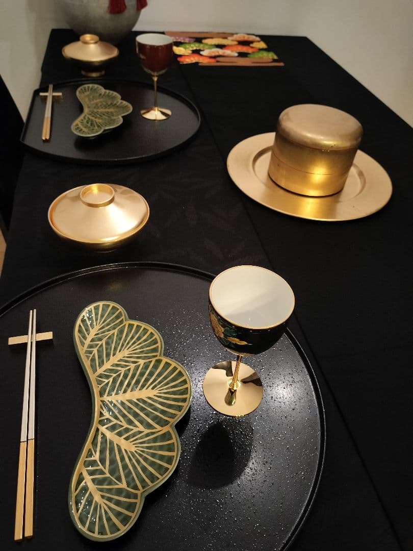 A920高級‼️縁起の良い松‼️節分‼️テーブルランナー2m13cm