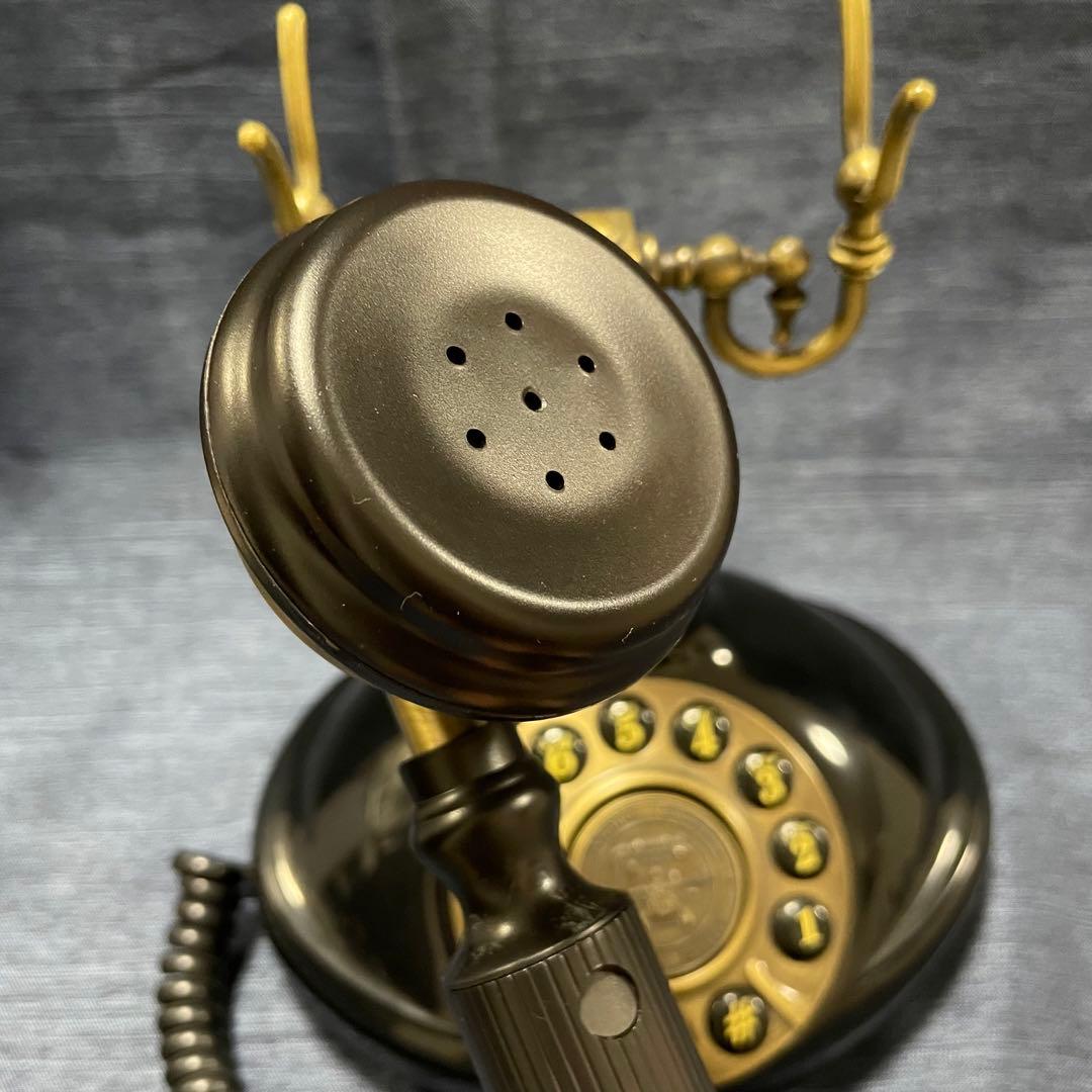 アンティーク電話　AT-1920 レトロ　黒電話　インテリア　アックスヤマザキ