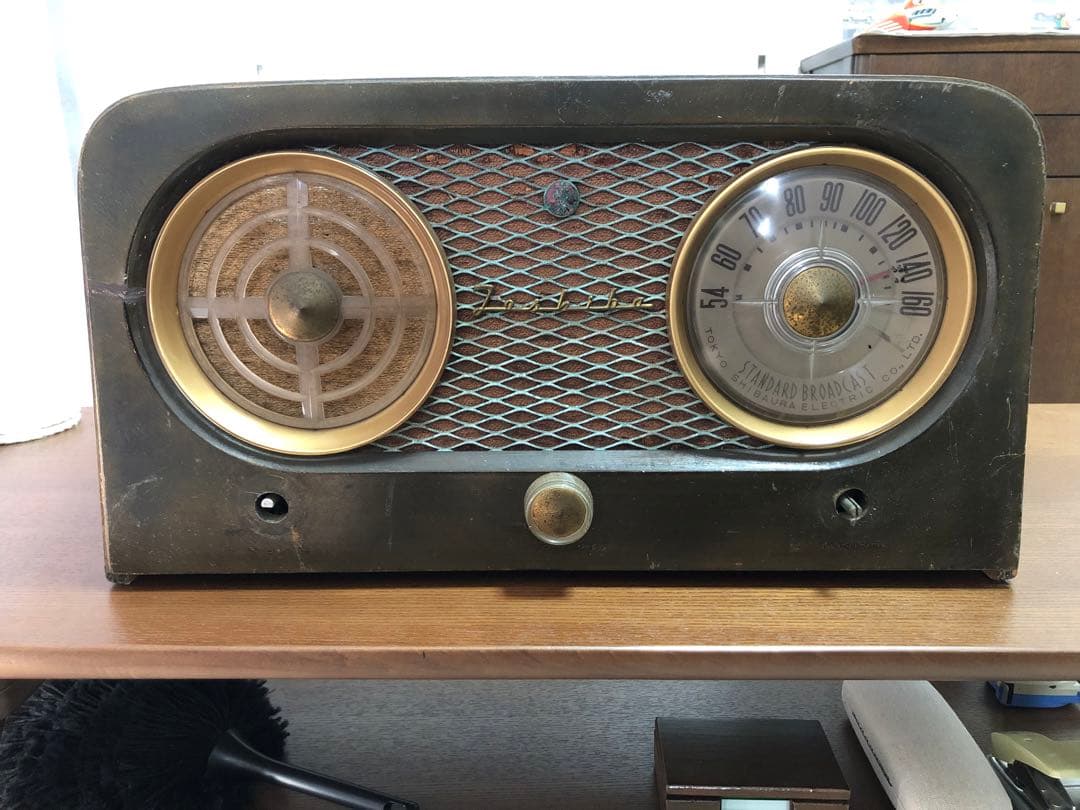 真空管ラジオ 東芝製 MODEL513F 1953年 希少モデル！