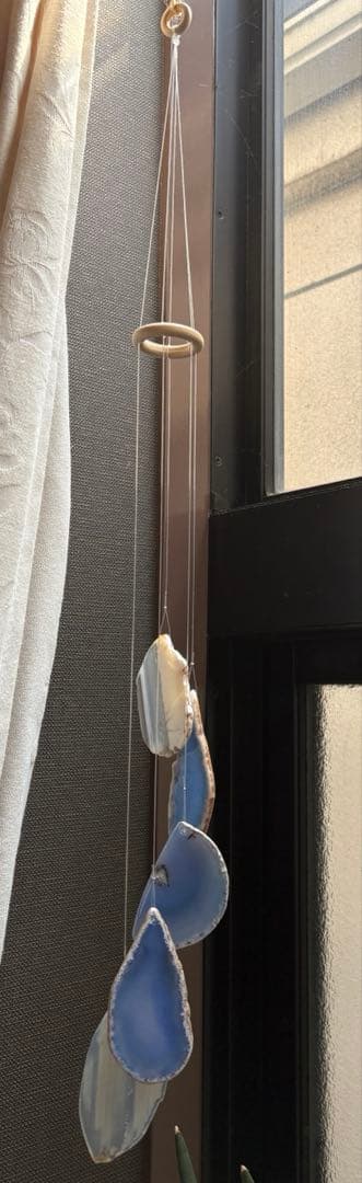 アゲート ヒーリングチャイム 風鈴 天然石 インテリア