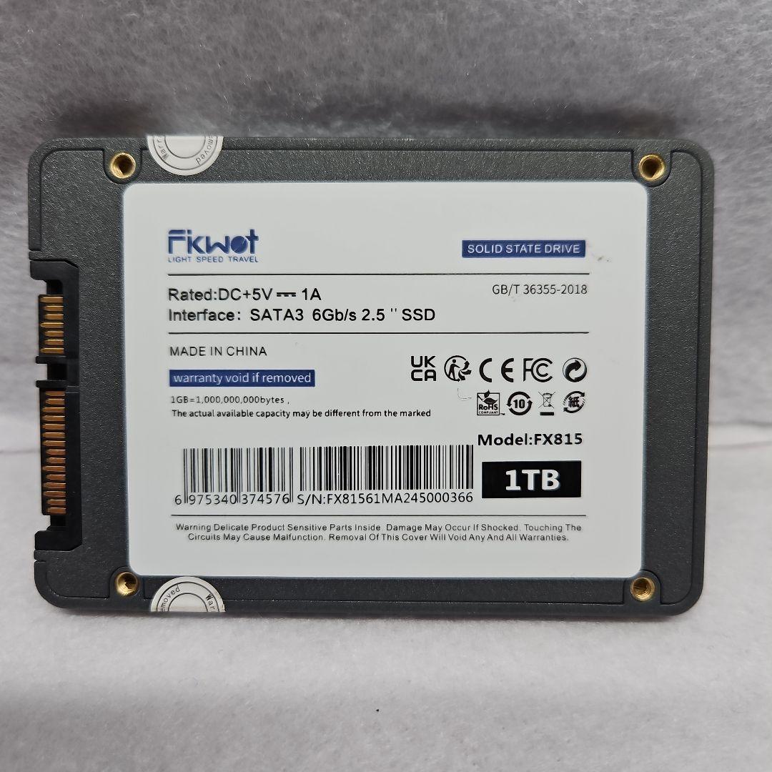 FikWot Pluto 1TB 2.5インチ SSD
