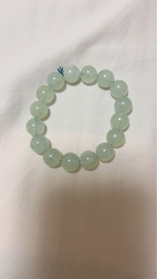 天然石/浄化//糯種/宝玉 みずみずしい/ブレスレット/パワーストン　箱無し