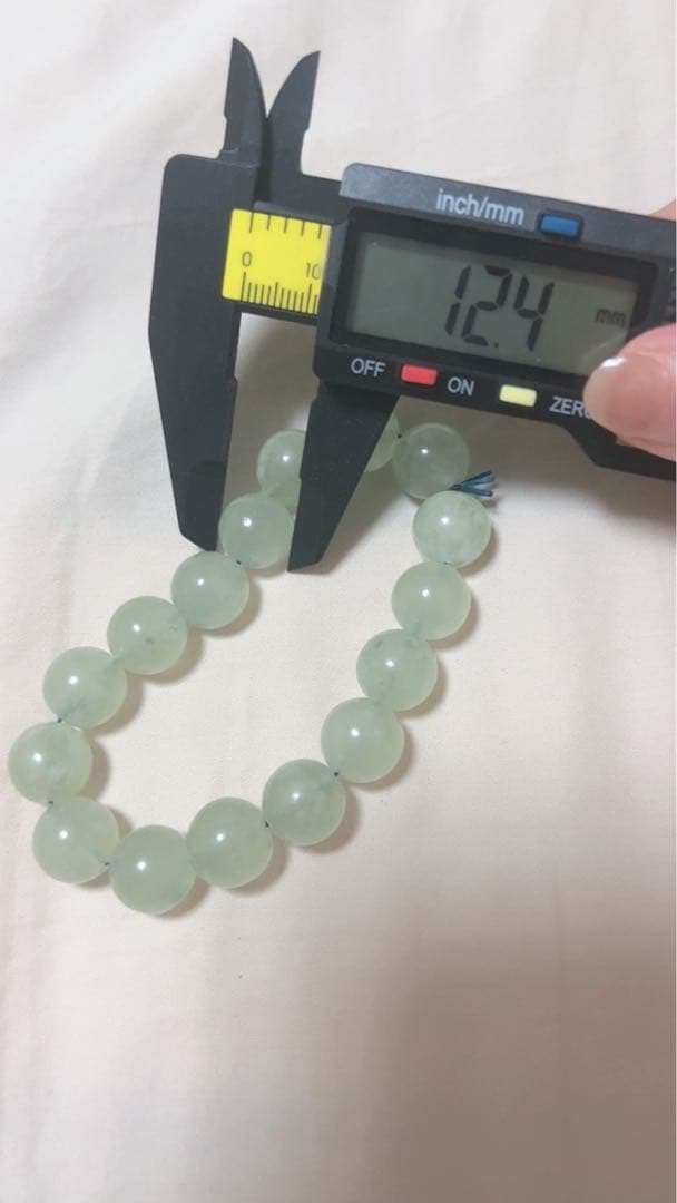 天然石/浄化//糯種/宝玉 みずみずしい/ブレスレット/パワーストン　箱無し