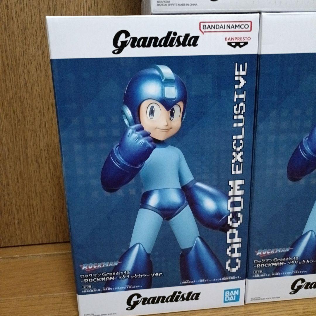 カプコン限定 ロックマン Grandista メタリックカラーver. 3点