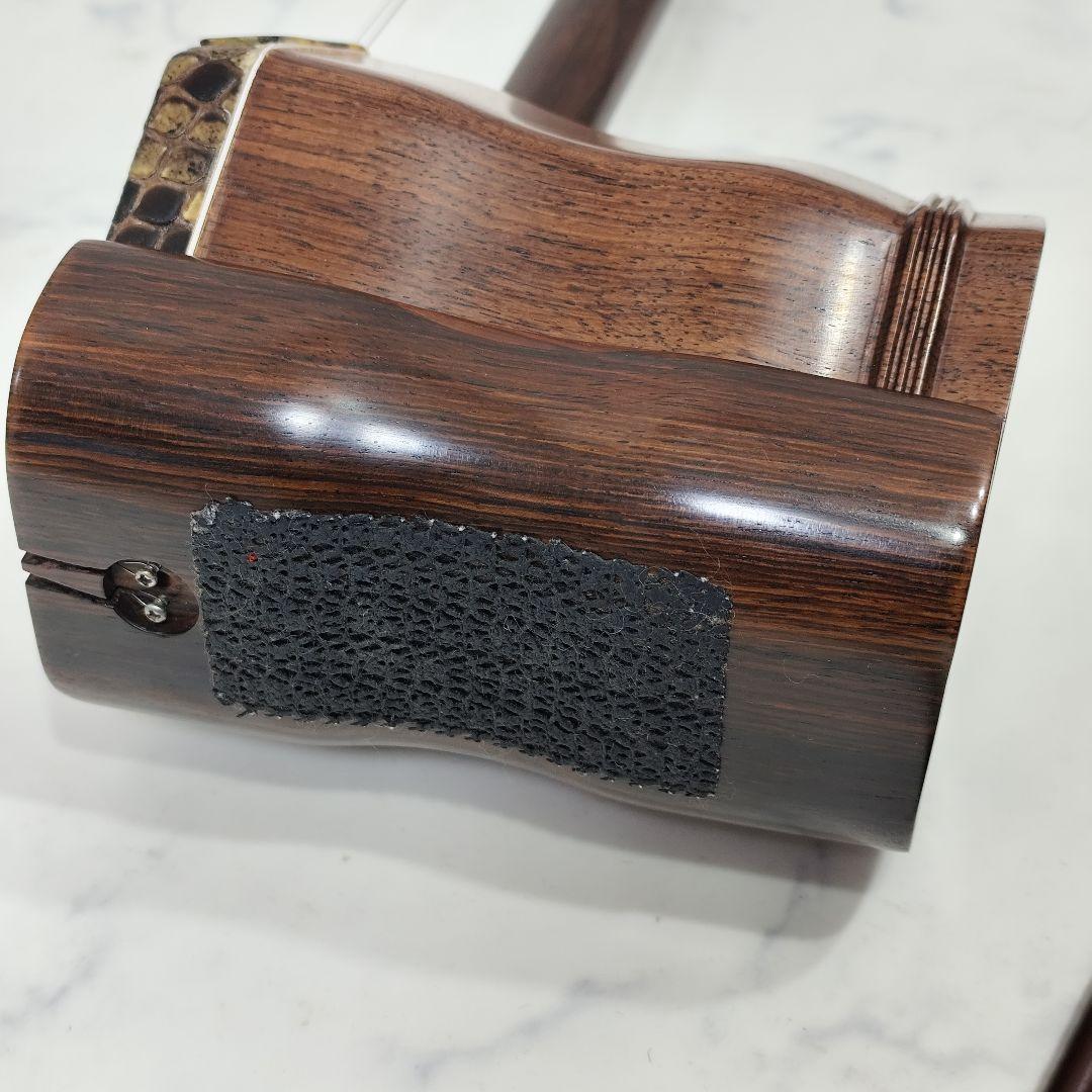 二胡 名師堂 紅木精品 ヘビ革 萬其興製 弦楽器 中国
