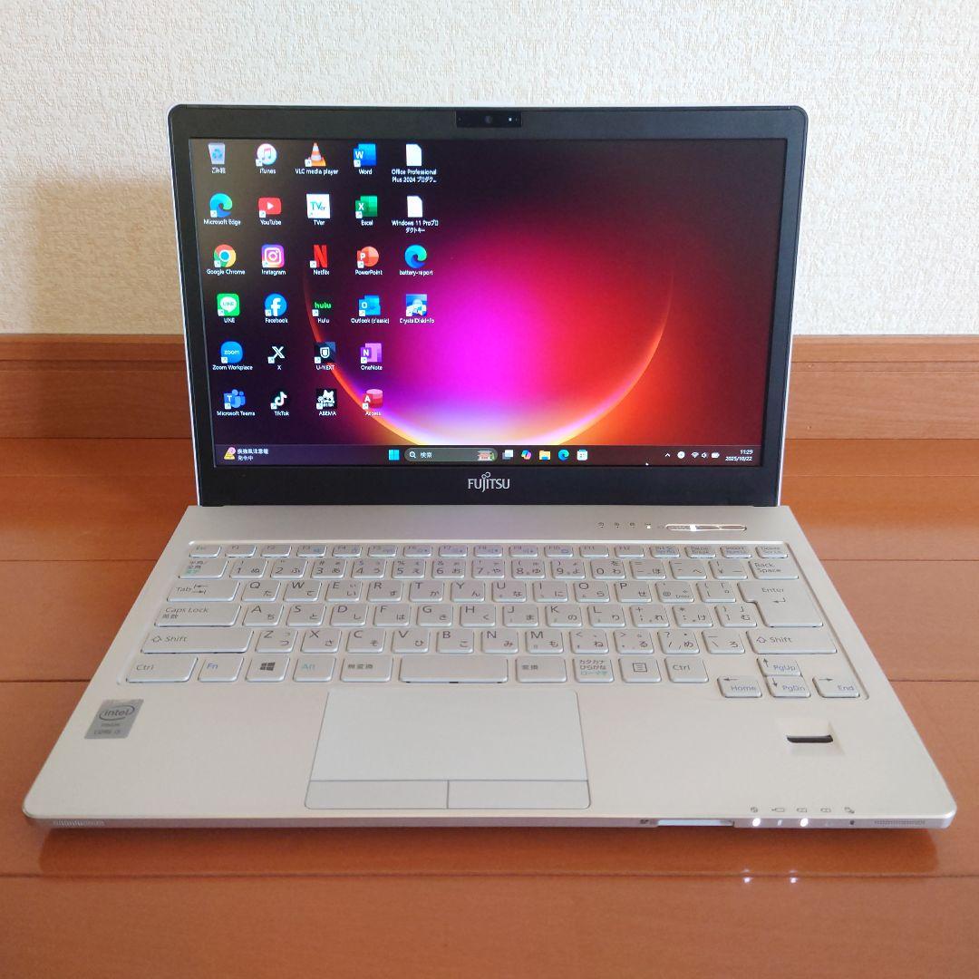 設定済✨️FMV　LIFEBOOK　SH75/T❤ホワイト❤Win11＆オフィス